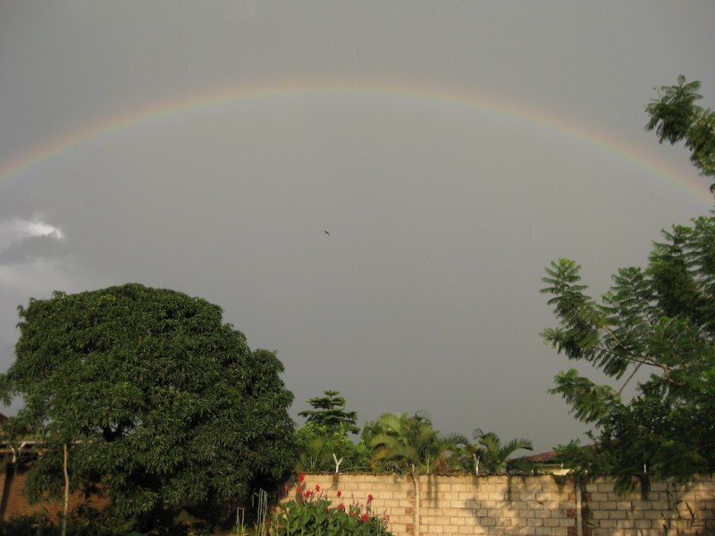 Regenbogen über Bujumbura