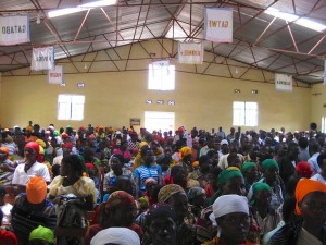 Gottesdienst in der Kathedrale Makamba