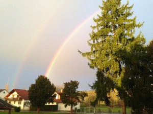 Regenbogen in Lahr